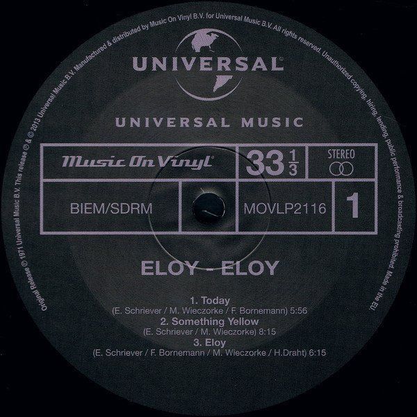 Dischi in vinile: Eloy – Eloy – Nuovo e nell'imballaggio originale da Brittnau venduto da Zibu 3