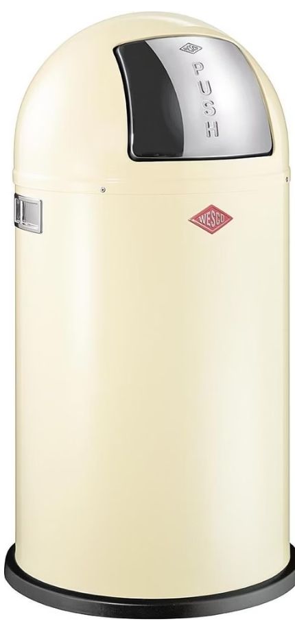 Wesco Cestini per rifiuti: Wesco Pushboy, 50l Abfalleimer, beige 'Mandel' – Usato da Uitikon Waldegg venduto da rah_5p85