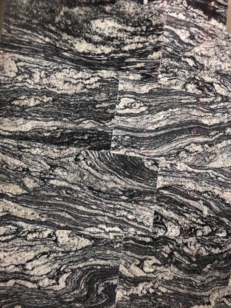Rivestimenti per pavimenti: 49.3 m2 Paket Granitfliese Black Forest – Nuovo e nell'imballaggio originale da Dietikon venduto da Baedershop24 4