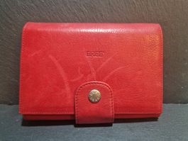 Bree Portemonnaie Leder rot gebraucht guter Zustand