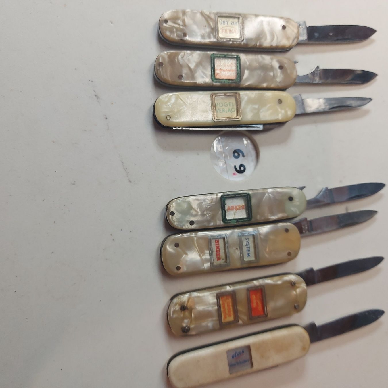 Coltelli tascabile: 7 Taschenmesser Nr. 69 – Usato da Opfikon venduto da Seevogt47
