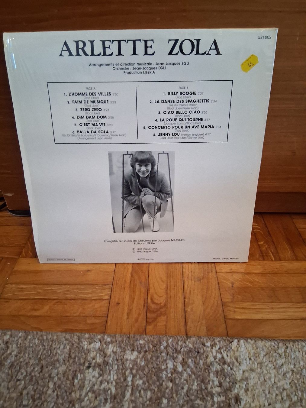 Dischi in vinile: Arlette Zola - Vinyl LP original – Nuovo (secondo la descrizione) da Aigle venduto da Marcagapit 1