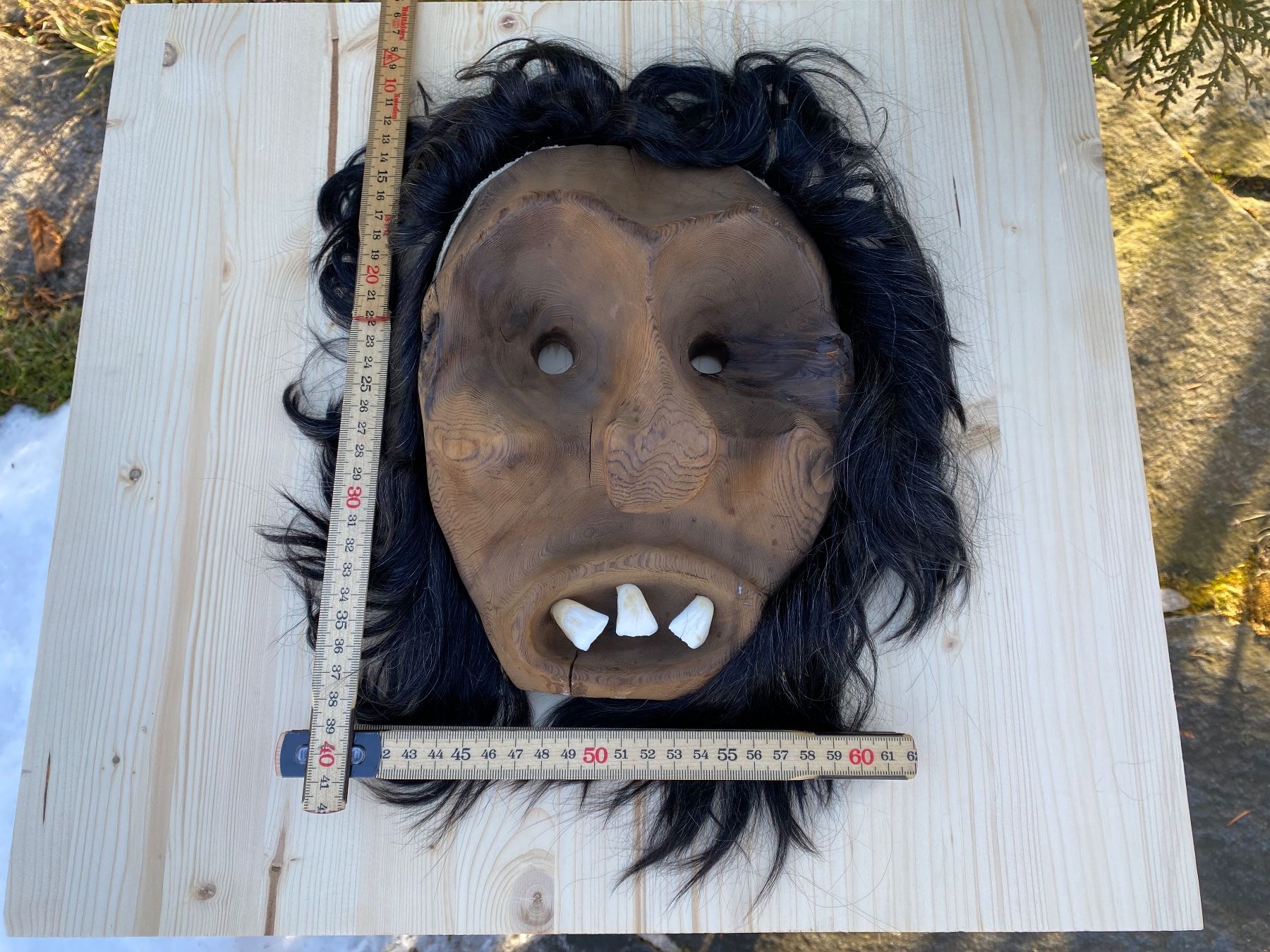 Altro in Antiquarato & Arte: sehr schöne alte Walliser Holzmaske – Usato da Feldbach venduto da Olive1 9