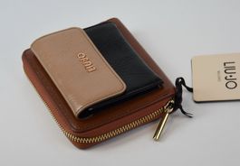 LIU JO Tasche Clutch Portemonnaie/beige braun schwarz/Neu