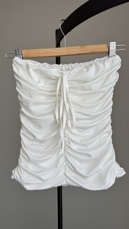 Bustier weiss Grösse S neuwertig „Fashion Nova“