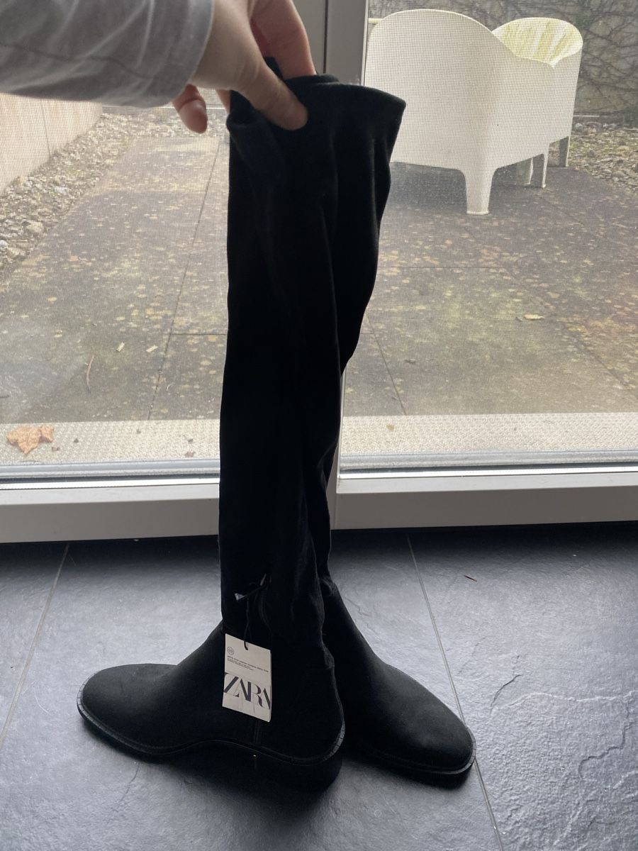 Damenschuhe: New Zara stretchy over-knee boots – Neu und originalverpackt aus Zug von kse_w9mn 1