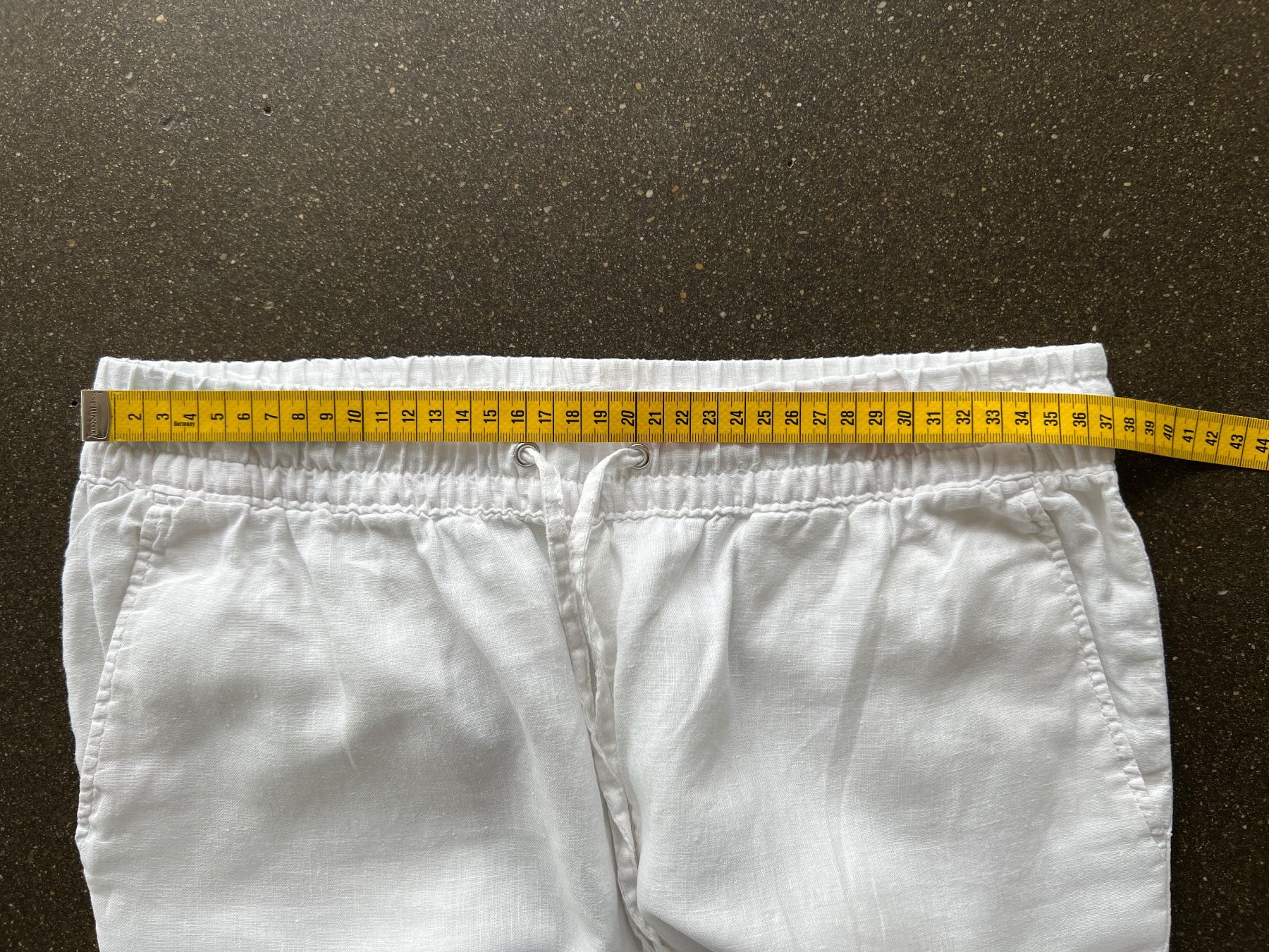 H&M Pantaloni: H&M Leinenhose weiss Gr. 34 – Usato da Büetigen venduto da Jabo 6
