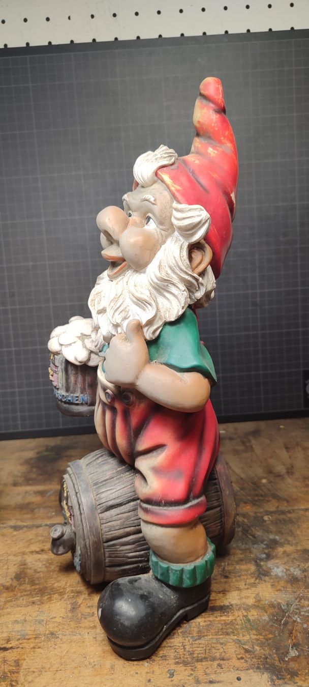 Figuren: Wunderschöner alter Feldschlösschen Gartenzwerg – Gebraucht aus Gelterkinden von MYSTOREFORYOU4460 6