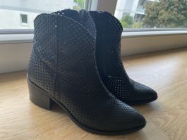 Schwarze Lederstiefeletten Größe 37 Perfekt for Spring
