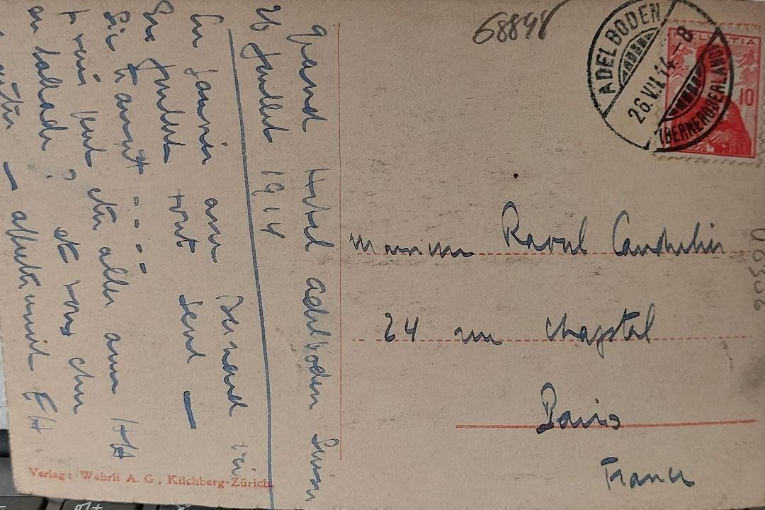 Cartes postales: ADELBODEN  -  1914 – D'occasion à Delémont par Domdom1 1