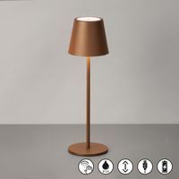LED Aussen Tischleuchte Rost, 37 cm Höhe