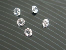 5 Zirkonia rund, 2,5mm