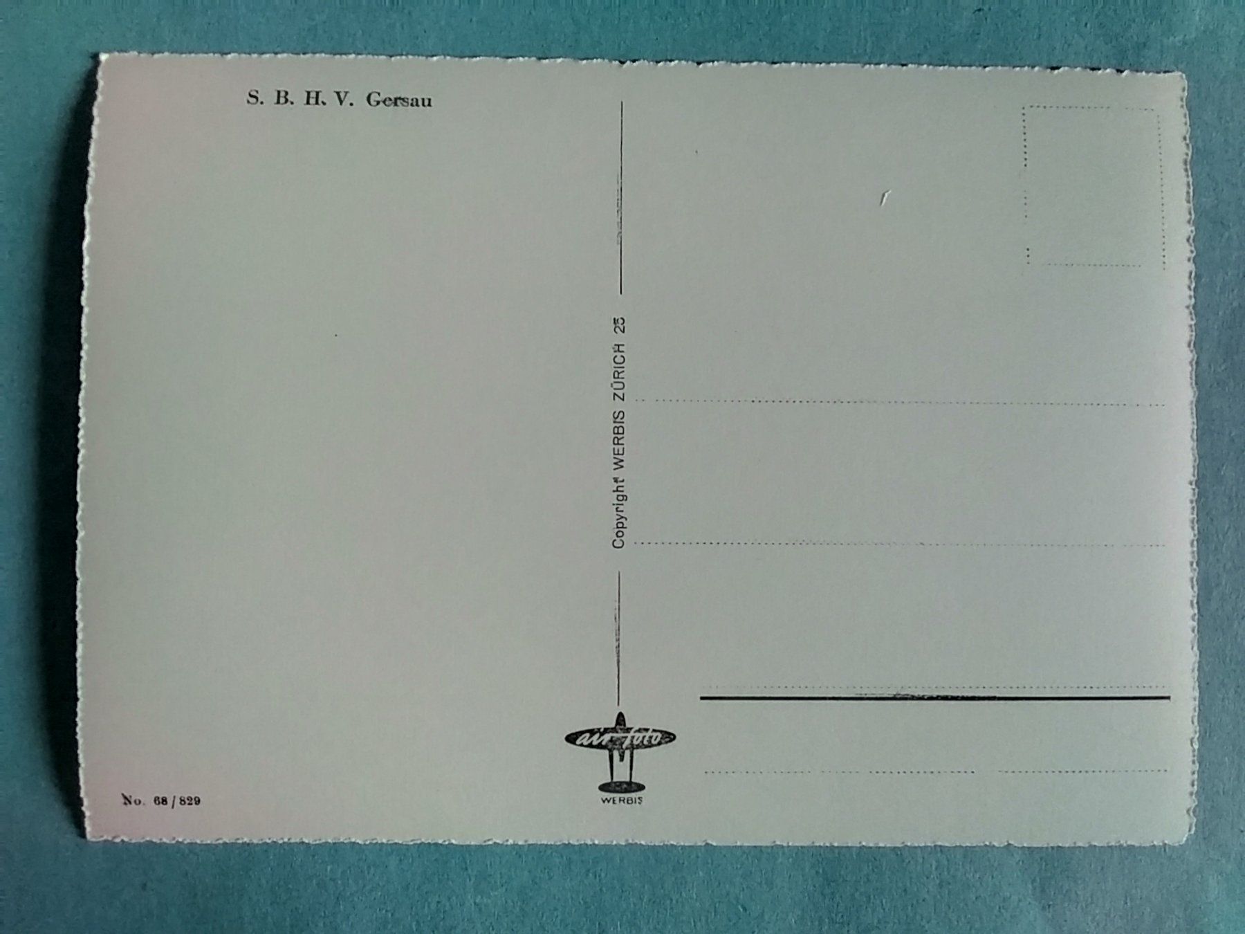 Cartoline postali: Gersau S.B.H.V. – Usato da Appenzell venduto da lama19 1