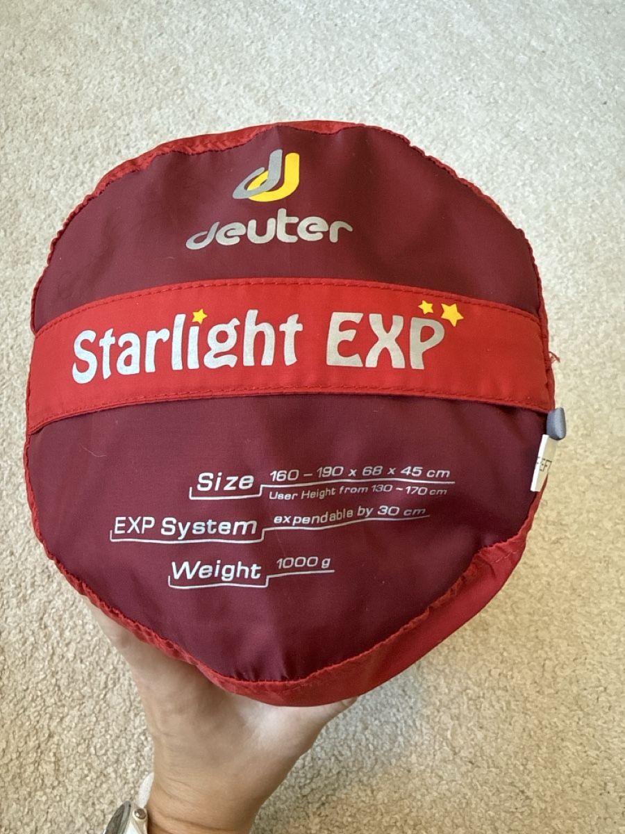 Deuter Sacchi a pelo: Deuter Starlight EXP Schlafsack – Usato da St. Niklausen LU venduto da car_2562 5
