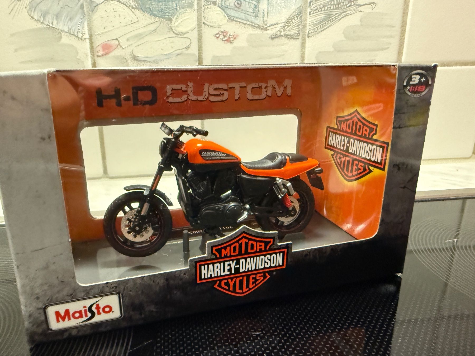 Maisto Voitures modèles: Harley Davidson 2011 XR 1200X orange 1/18 – Neuf avec emballage d'origine à Messen par Versber 8