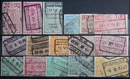 Belgien Lot mit alten Werten XVI