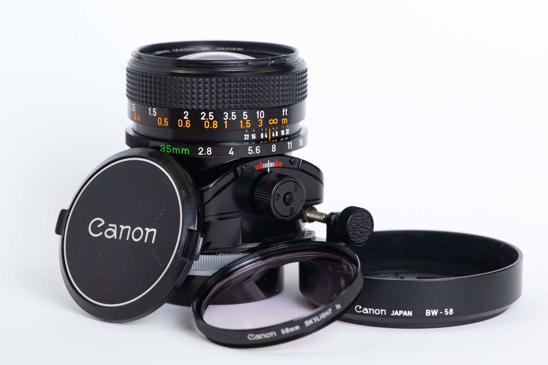 Canon Obiettivi: Canon FD  TS 35mm 1:2,8 S.S.C. – Usato da Rüti ZH venduto da FotoTevy 1