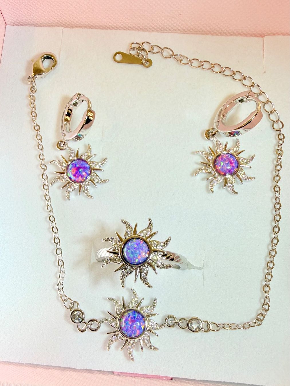 Altri gioielli: Ensemble de bijoux « Soleil Opalin » – Nuovo e nell'imballaggio originale da St-Maurice venduto da Sandrinette123 2
