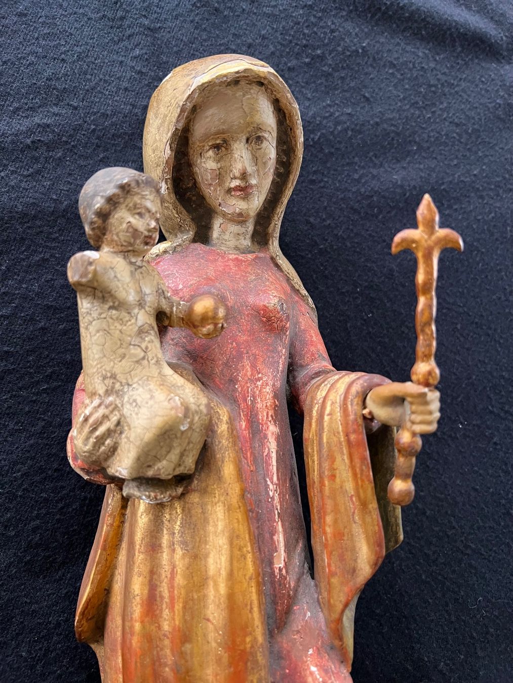 Sculture & Statue: Holzgeschnitzte Madonna um 1900 – Usato da Zürich venduto da rol_25yl 1
