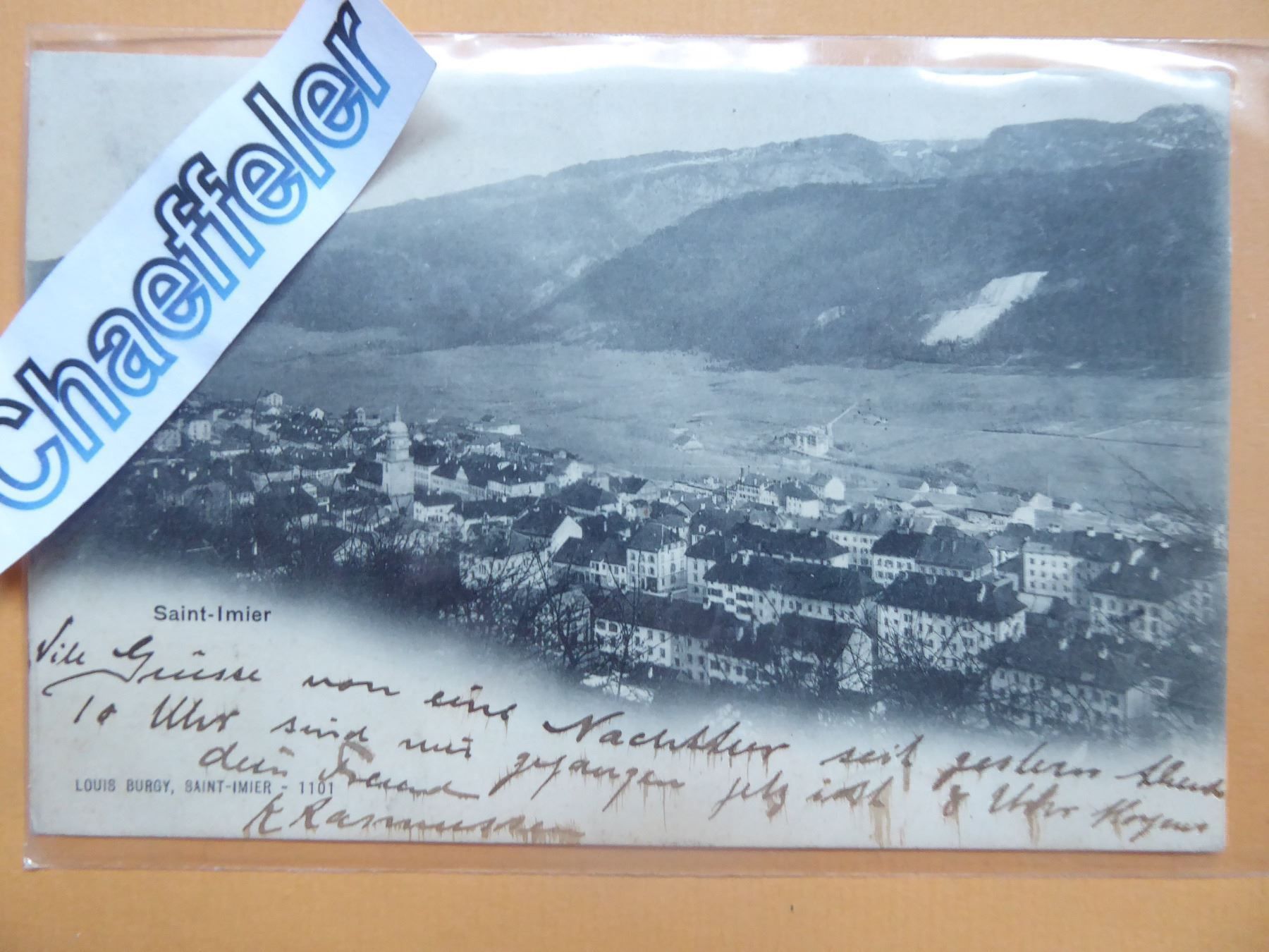 Cartes postales: 1901 Saint-Imier – D'occasion à Zürich par Chaeffeler