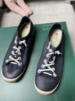 Softinos Damen Sneaker eher Gr. 38 Dunkelblau Leder bequem