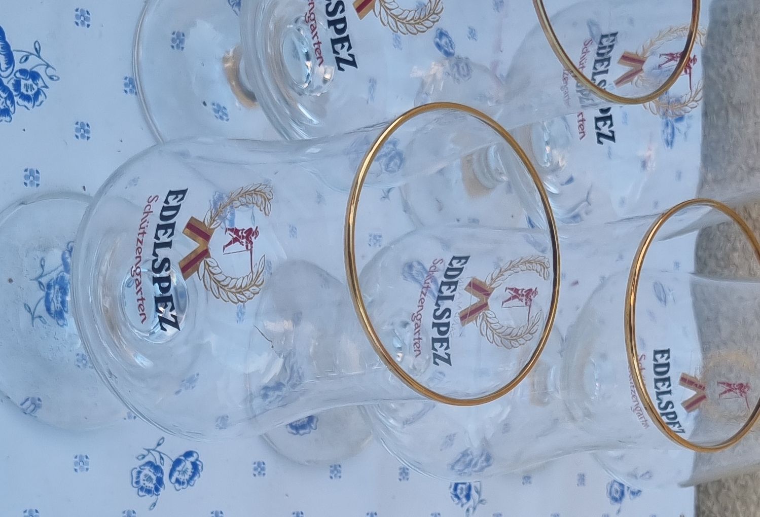 Verres: 11 Edelspez Biergläser Schützengarten – D'occasion à Illighausen par Flomi50