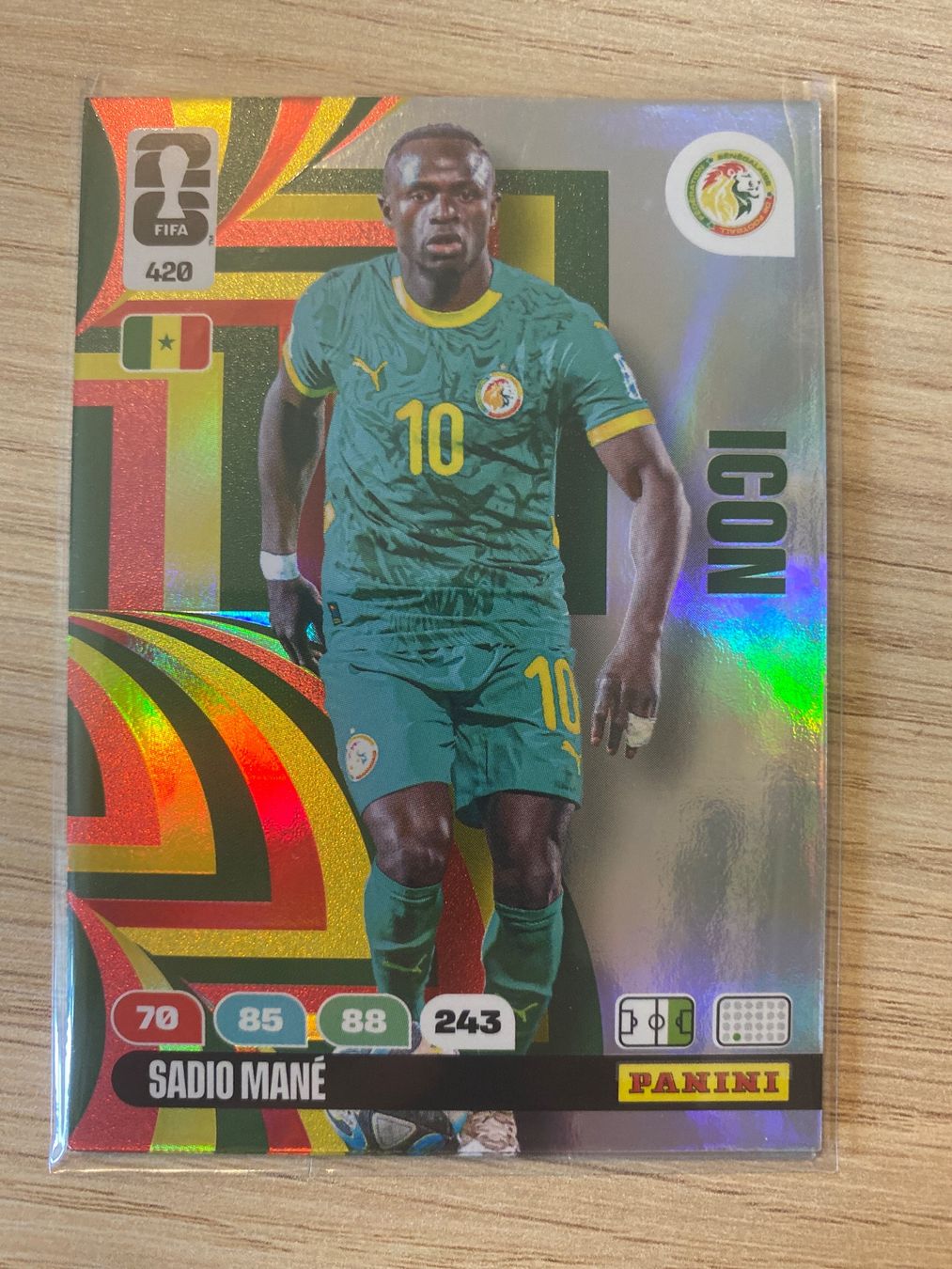 Panini FIFA World Cup 2026 Icon Mane 420 (Neu (gemäss Beschreibung)) in ...
