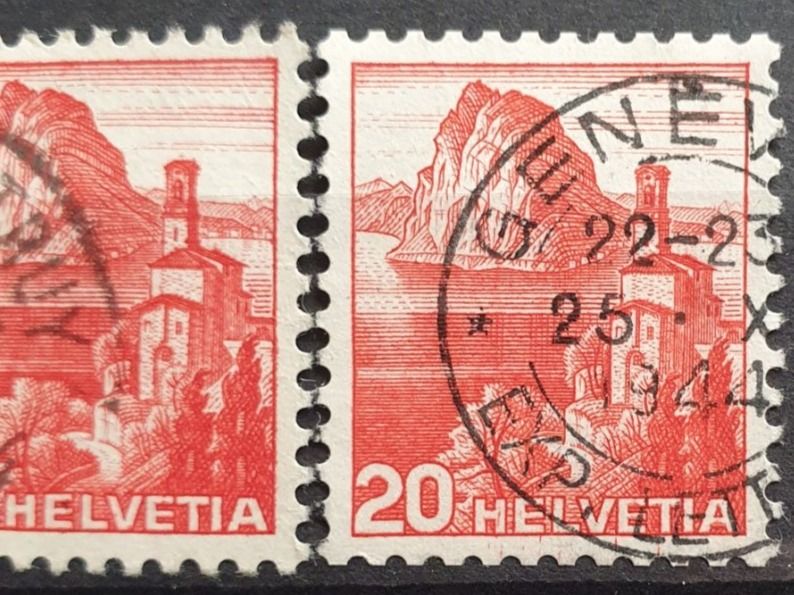 Tutti i francobolli: Diverse Farbstriche Und Farbverschmierungen – Usato da Balgach venduto da SIMEON27 9