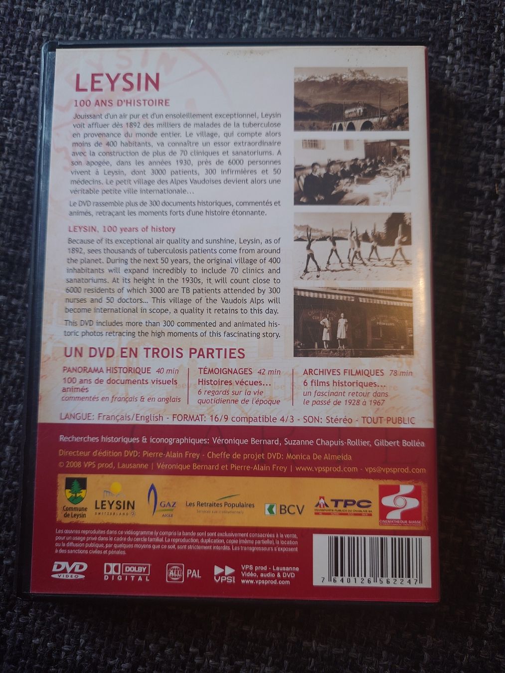 Tutti i DVDs: DVD Leysin 100 ans d'histoire – Usato da Genève venduto da arnoo 1