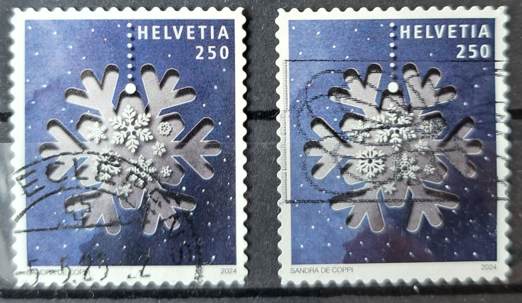 Alle Briefmarken: CH 2x Zst 2091 ʘ – Gebraucht aus Biel/Bienne von ESOXMAN