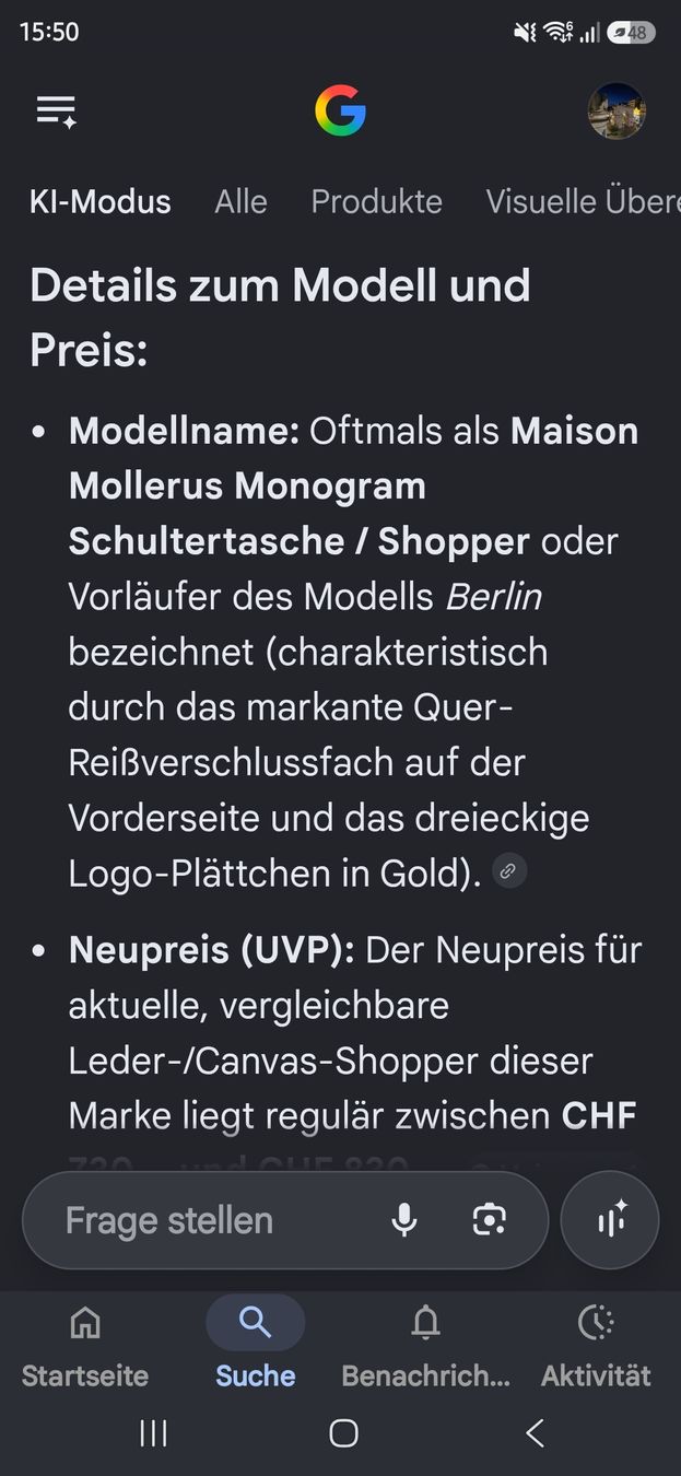 Maison Mollerus Taschen: Schwarze Henkeltasche Maison Mollerus Shopper "Berlin" – Gebraucht aus Binningen von Hofka64 7