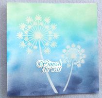 Handgemachte Karte mit Kuvert, Greeting card