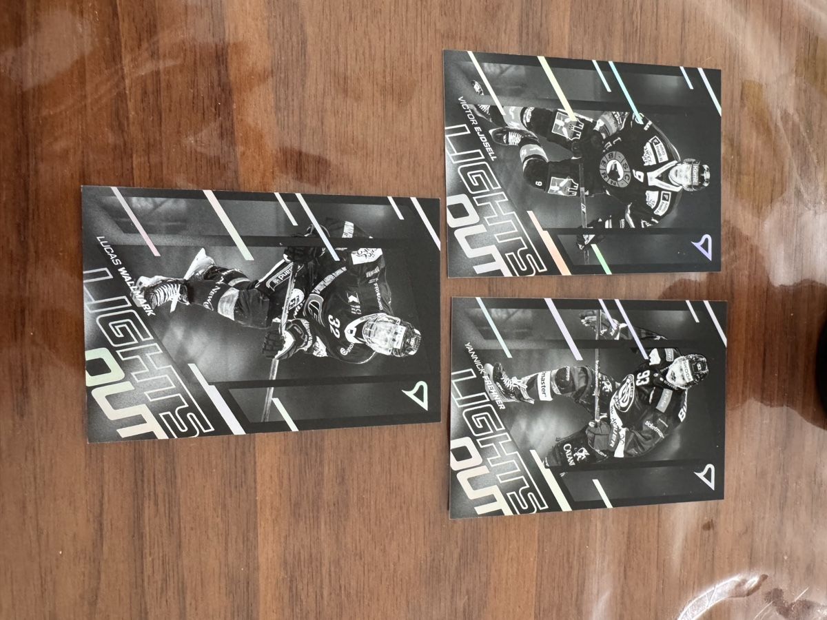 Sportzoo Sammelbilder & Trading cards: Eishockey Karten Set mit Yannick Frehner & Lucas Wallmark – Neu (gemäss Beschreibung) aus Oberlunkhofen von Liana_M86