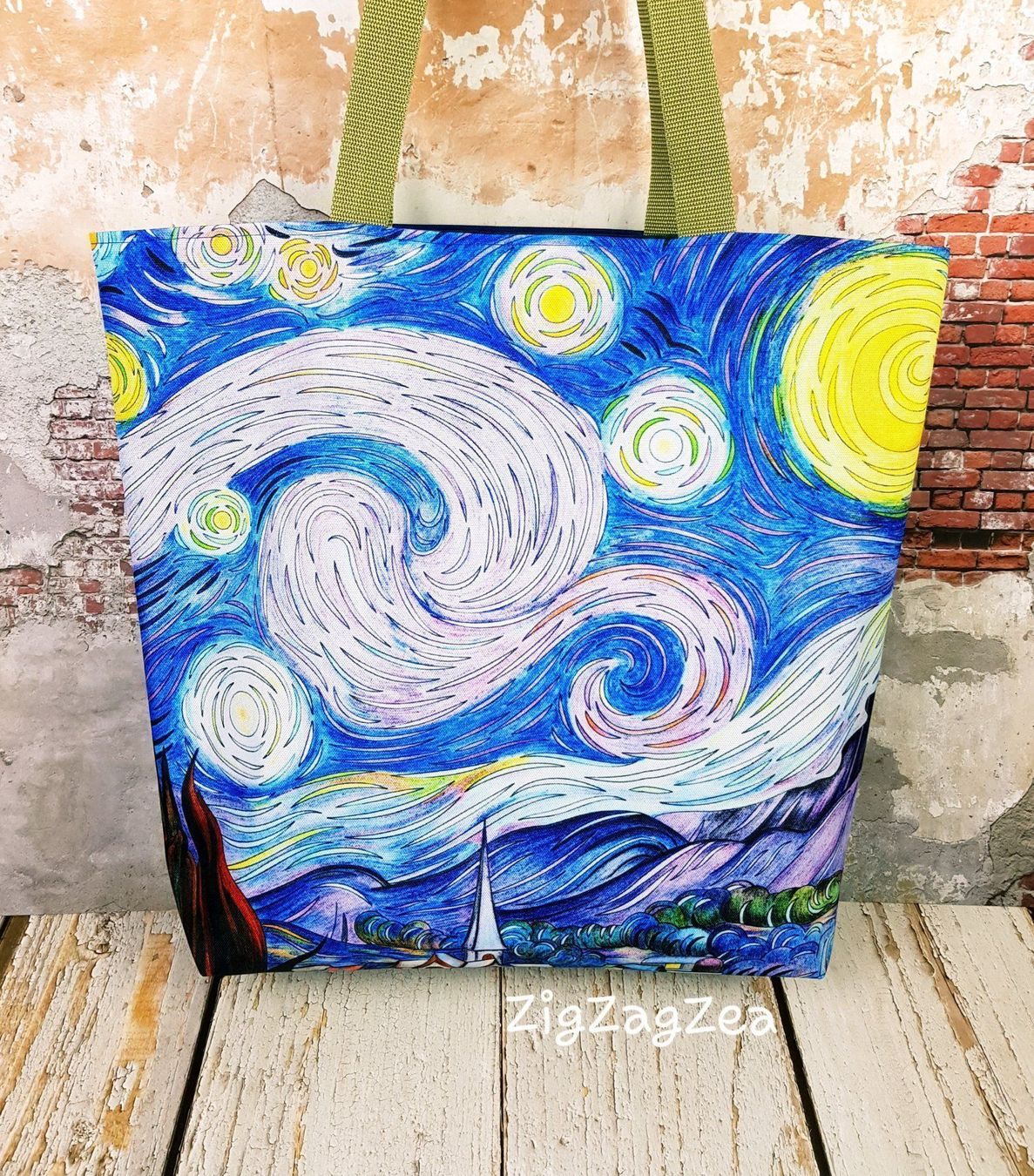 Borse da donna: Handtasche Kunst Handmade – Nuovo e nell'imballaggio originale da Oberrieden venduto da Beti85