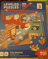 Feuerwehr Puzzle, 3 in 1, für Kinder ab 3 Jahren, Toi