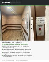 Warenaufzug / Lastenaufzug 3’000 kg – AS Aufzüge / Schindler