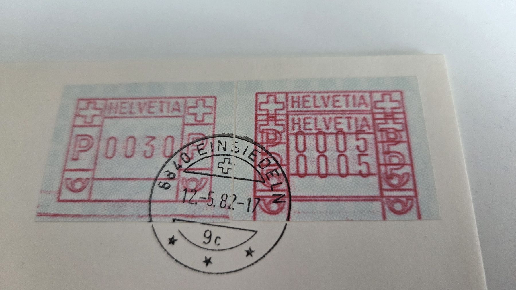 Tutti i francobolli: 1982 ATM Abart Doppeldruck – Usato da Arni AG venduto da Moth68 1