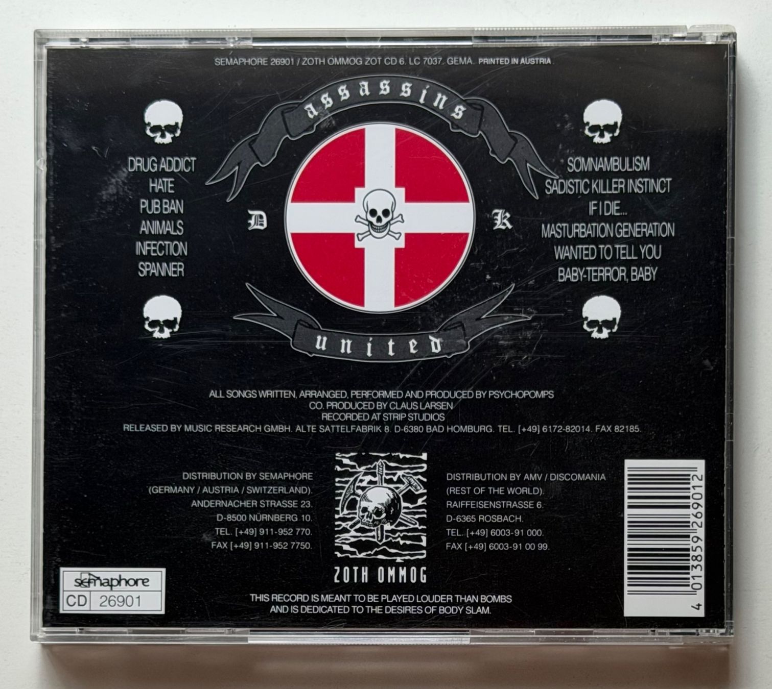CDs: Psychopomps / Assassins DK United – D'occasion à Näfels par rottabi 1
