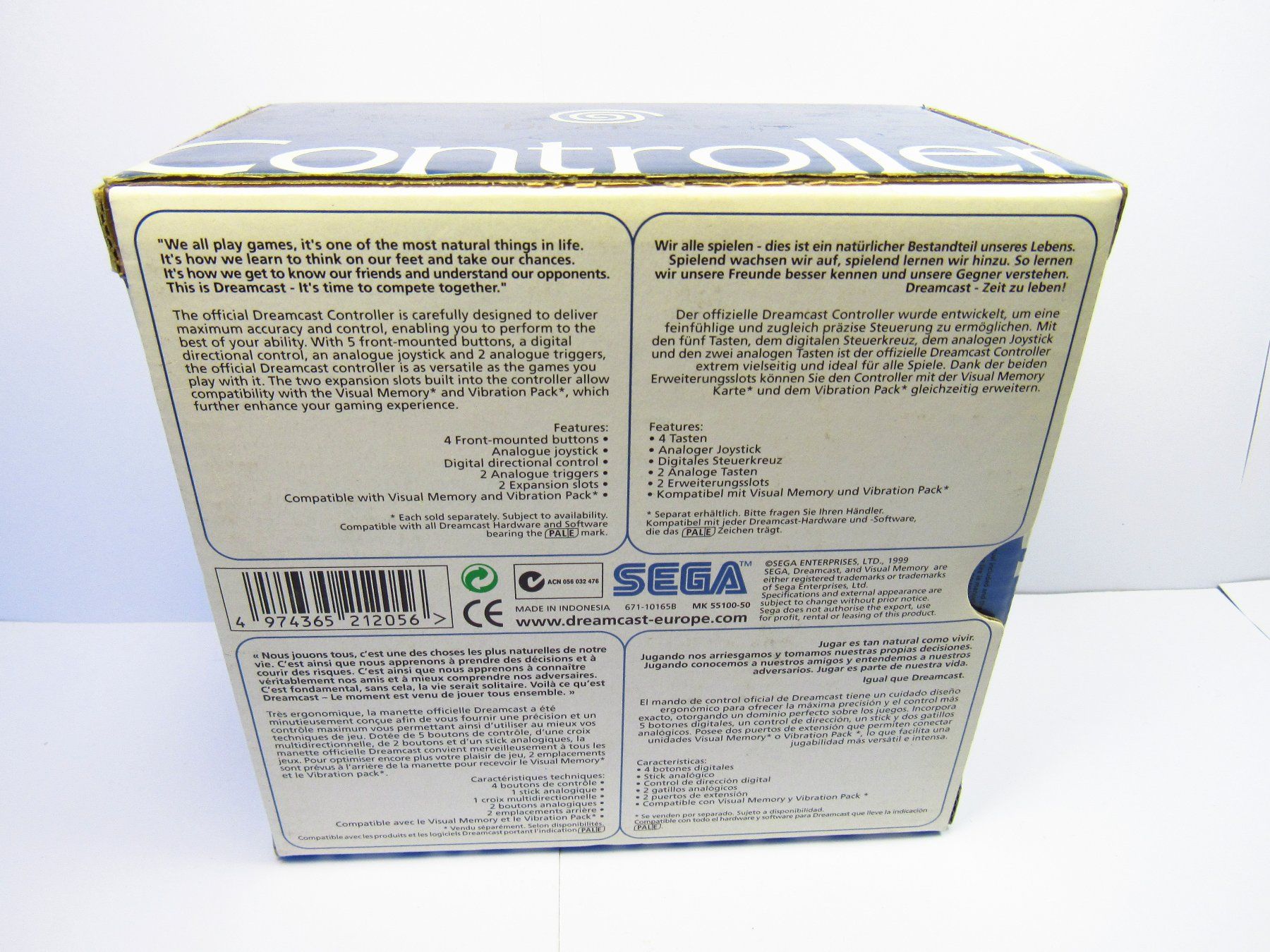 Controller: SEGA Dreamcast Controller NEU OVP Original ungebraucht – Nuovo e nell'imballaggio originale da Langenthal venduto da pc-s1 1