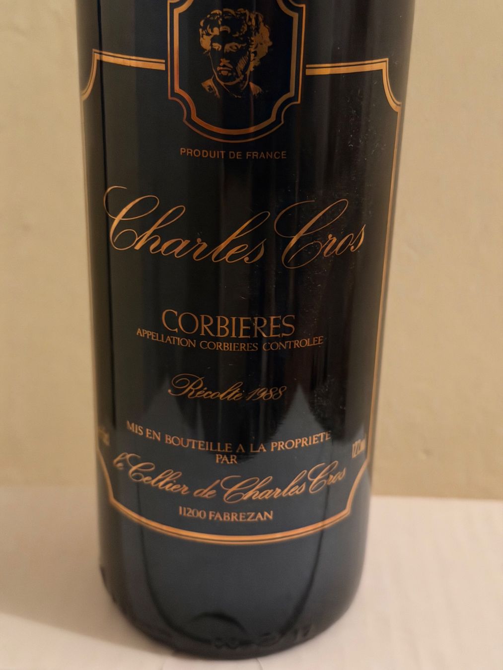 Vino: Charles Cros CORBIÈRES 1988 – Nuovo (secondo la descrizione) da Roche VD venduto da luc_jwm5 1