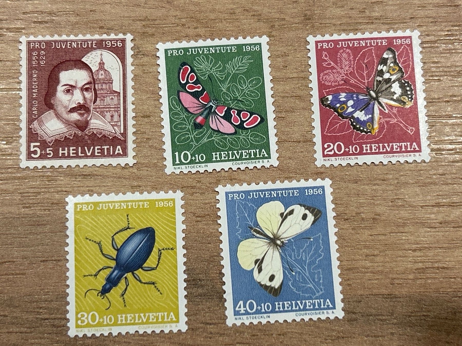 Tutti i francobolli: Briefmarke - Schweiz - Pro Juventute 1956 - postfrisch – Nuovo (secondo la descrizione) da Villnachern venduto da RicardoMary