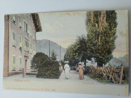 Alte Ansichtskarte Château d'Oex Promenade de la Roy, R21