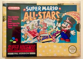 SUPER MARIO ALL-STARS, NINTENDO SNES, OVP, UK-VERSION, PAL