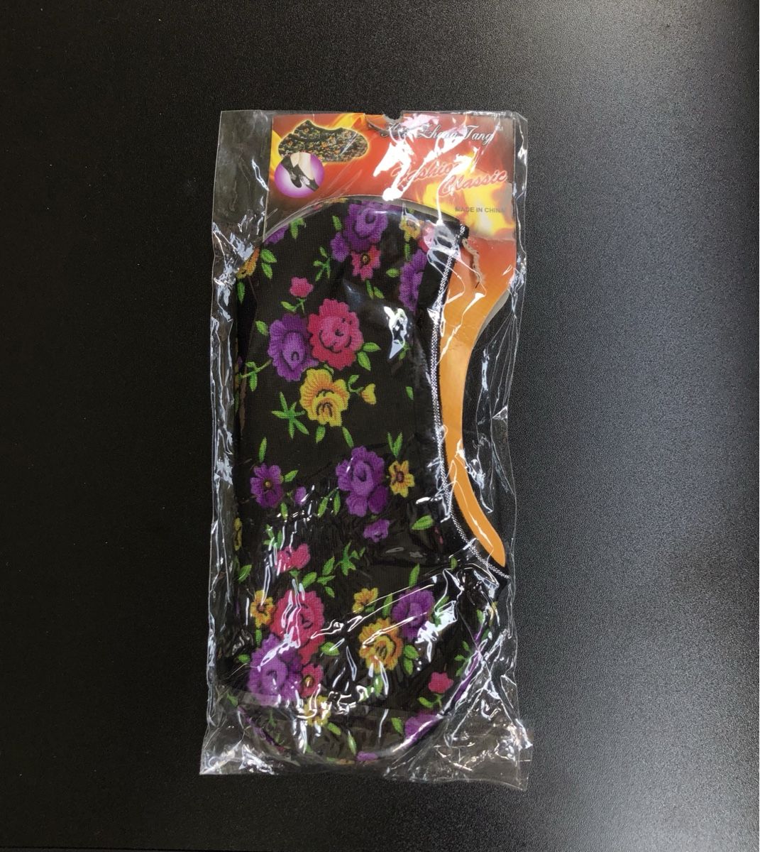 Chaussettes: Damensocken Blumenmuster neu – Neuf avec emballage d'origine à St.Gallen par nitka. 1