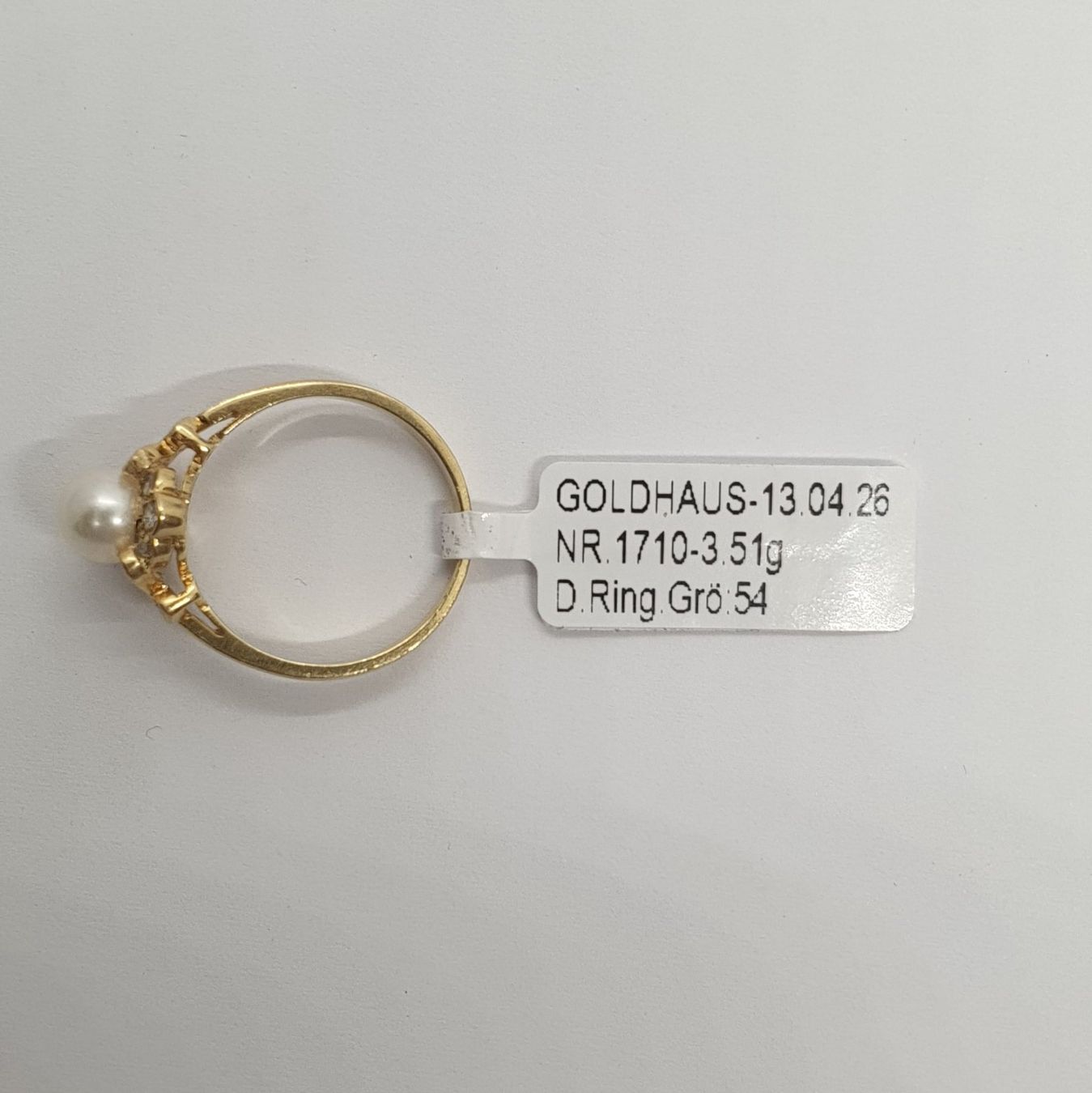 Anelli: Echt 18K Gold - Brilliant, S.W.P Ring – Usato da Luzern venduto da Luzern-Goldhaus 3