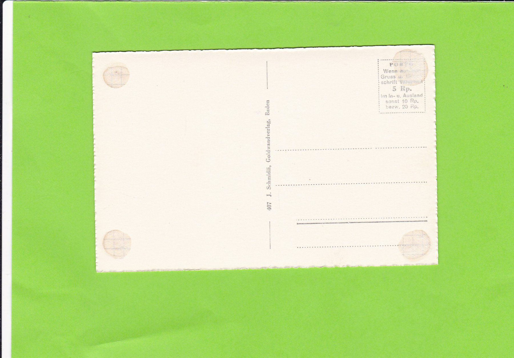 Cartoline postali: Schloss Hallwil – Usato da St. Peterzell venduto da neckertal 1