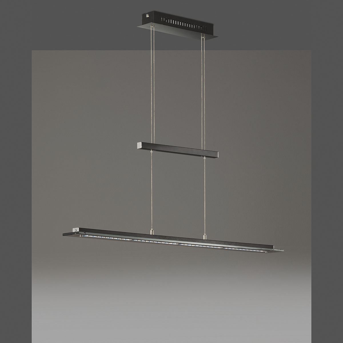 Lampadari & plafoniere: LED Pendelleuchte, Schwarz, 88 cm Länge – Nuovo (secondo la descrizione) da Kreuzlingen venduto da Smart-Light
