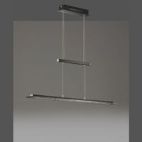 LED Pendelleuchte, Schwarz, 88 cm Länge