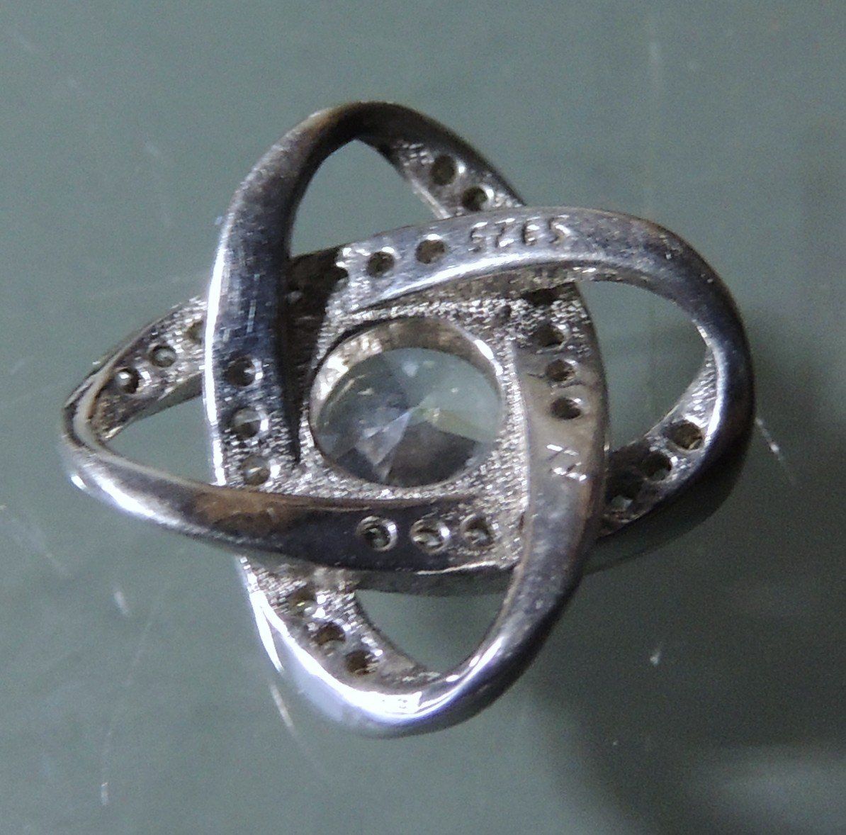 Anhänger: Silber 925 Anhänger mit Zirkonia – Gebraucht aus Waldenburg von schaller707 4