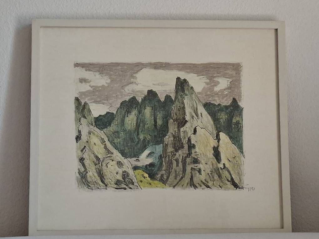 Arts picturaux & lithographies: Zwei Lithographien von Arnold Brügger – D'occasion à Wabern par amo_pp26 1